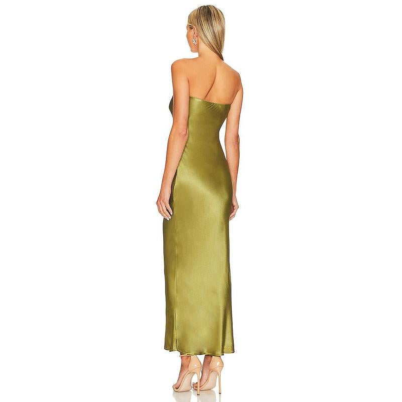 SNDYS X REVOLVE Angel Strapless Midi Dress in Blue